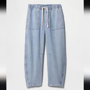 GAP Factory Light Blue Women's Barrel Leg Pants